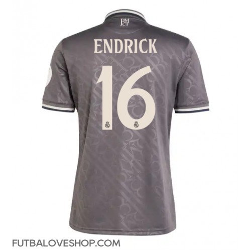 Dres Real Madrid Endrick #16 Tretina 2024-25 Krátky Rukáv